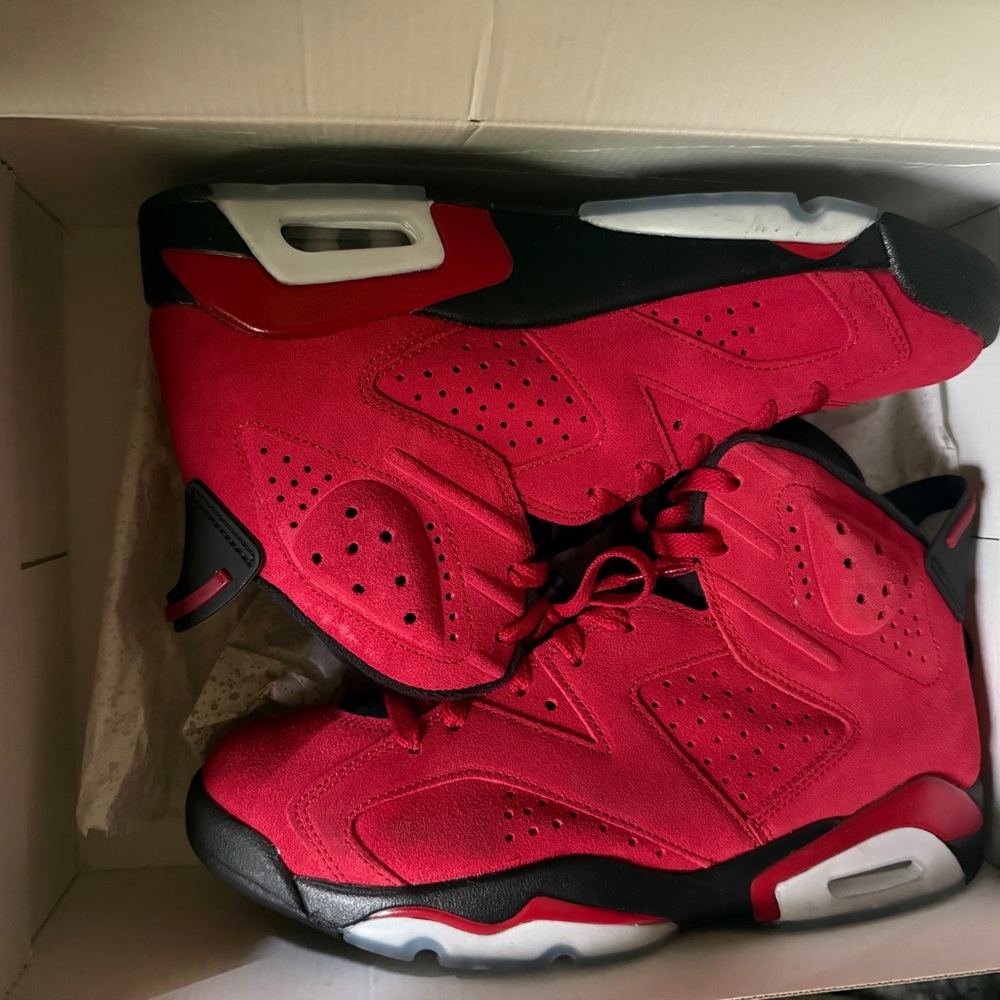 Nike Red and Black Men's Sneakers